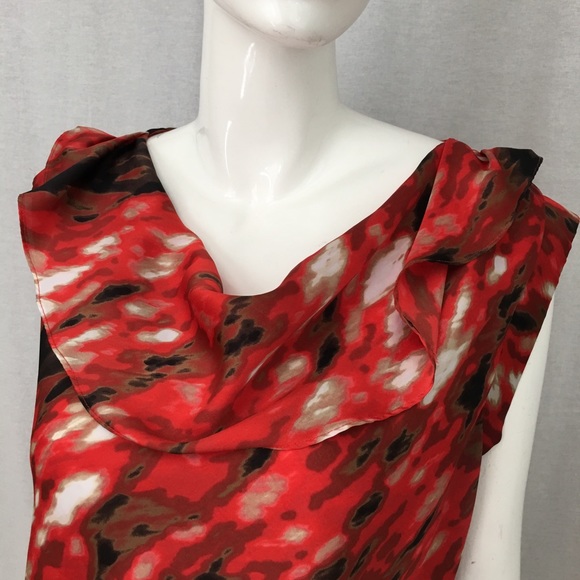 SOLD XL Worthington Sleeveless Ruffle Blouse Top - Picture 4 of 8